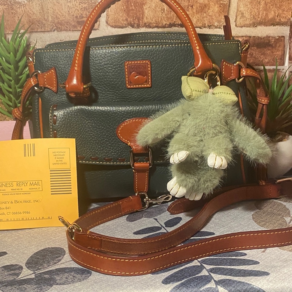 Dooney & Bourke Florentine satchel ivy ( rare color )